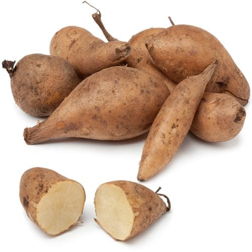 Raw yacon root